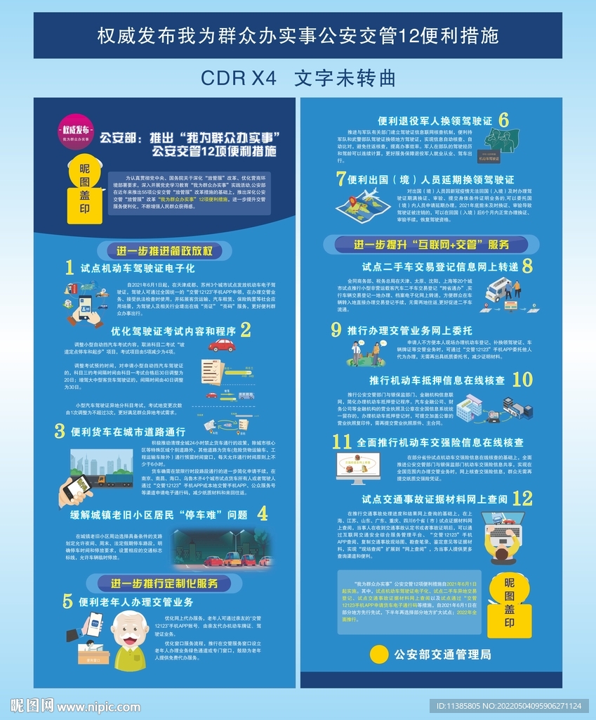交管十二项便利措施