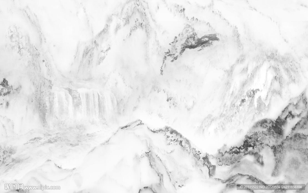 雅士白新中式背景墙