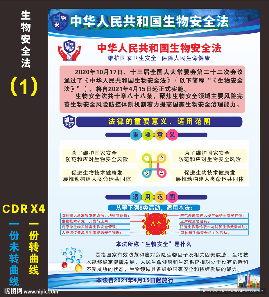 生物安全科普海报