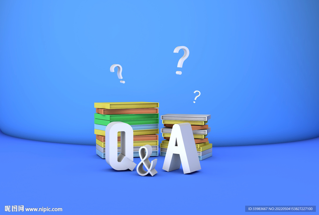 Q&A 立体字  C4D小场景