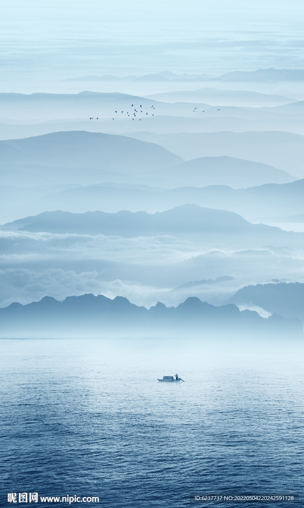 水墨山水画