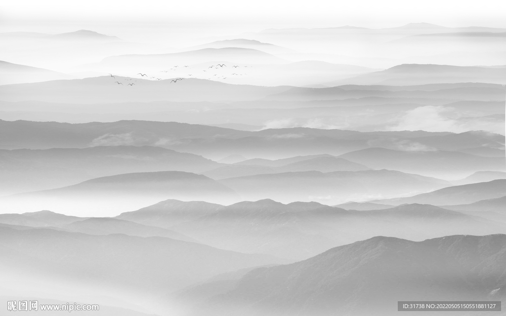 新中式山水画