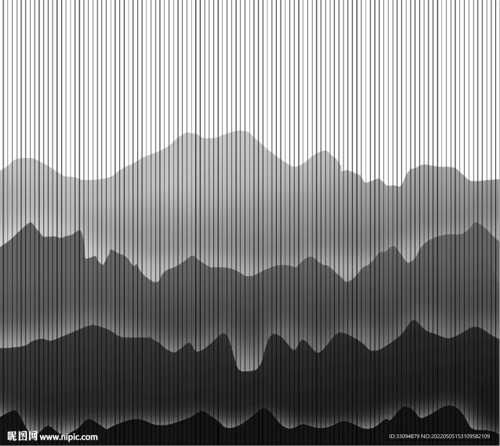 高清精细分层透明底平开门打印图