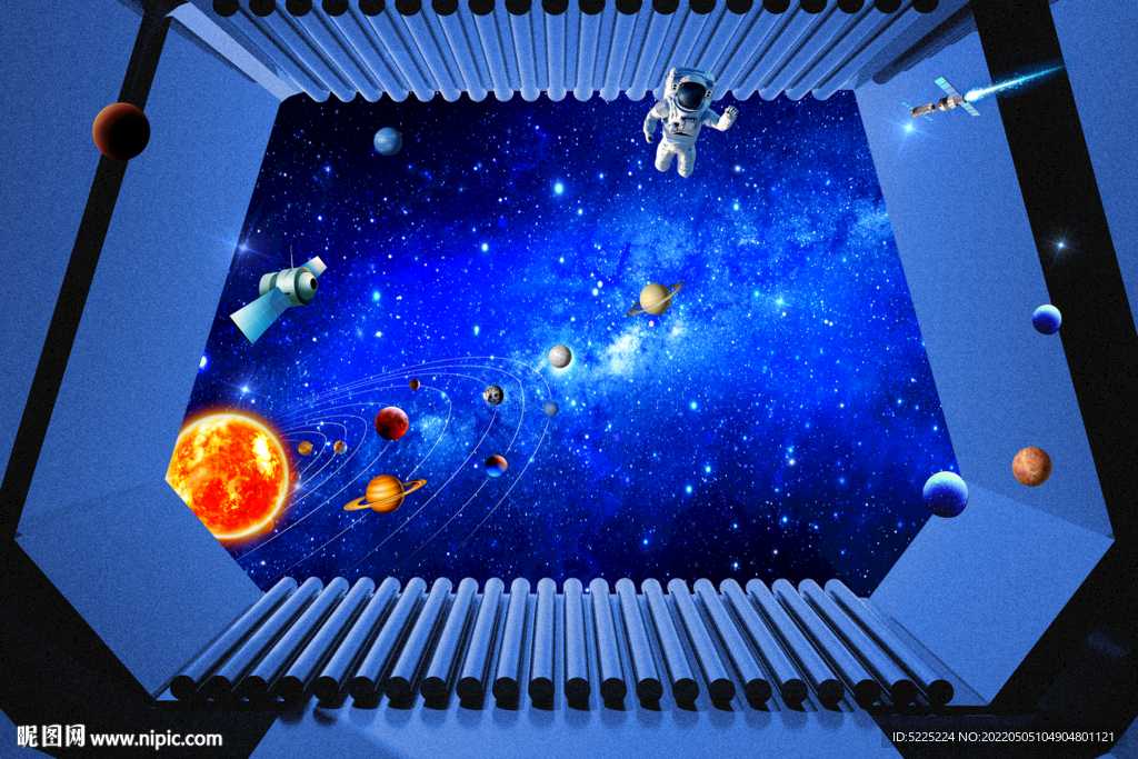 星空立体画
