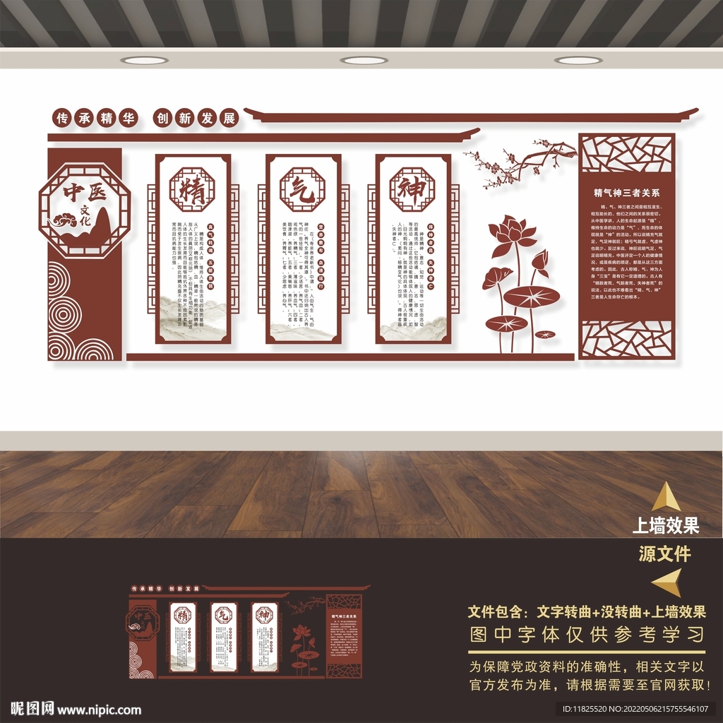 中医文化展板海报标语养生名人