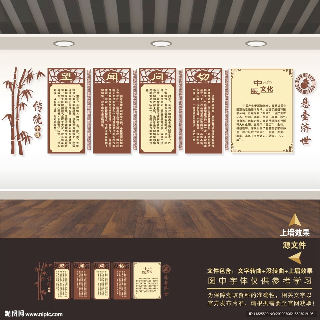 中医文化展板海报标语养生名人