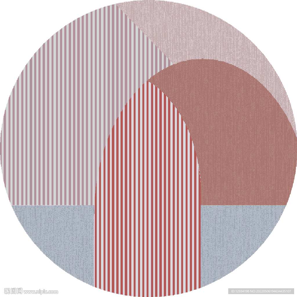 现代几何地毯图案