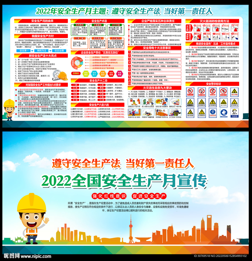 2022年安全生产月宣传栏