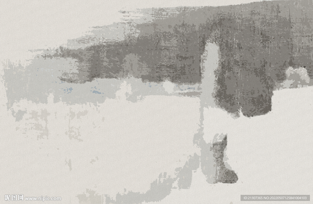 侘寂ins风地毯 北欧抽象地毯