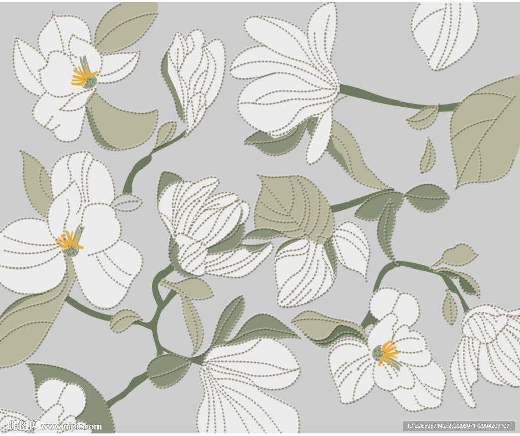 手绘花 手绘百合