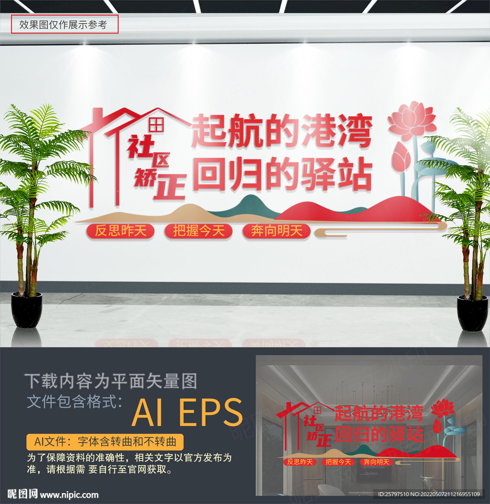 社区矫正文化墙