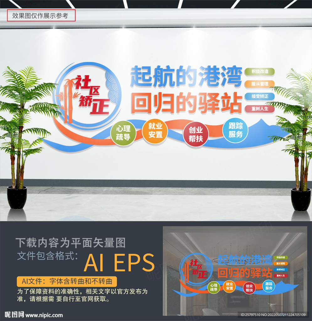 社区矫正文化墙