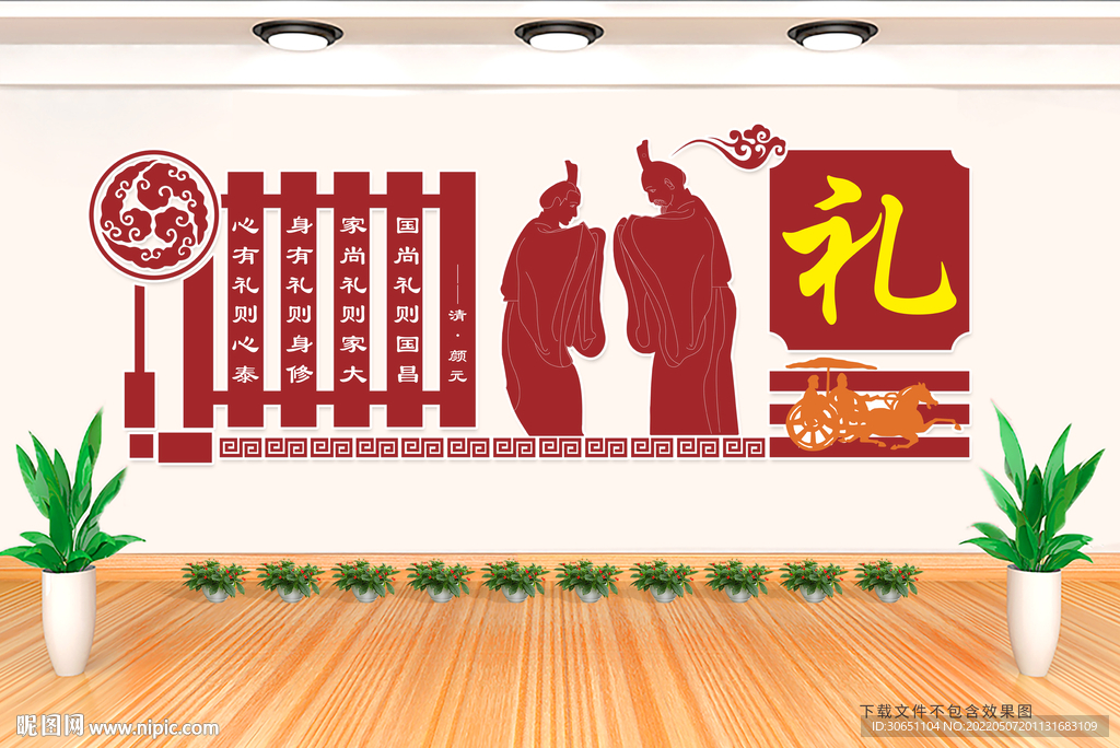 礼仪文化墙