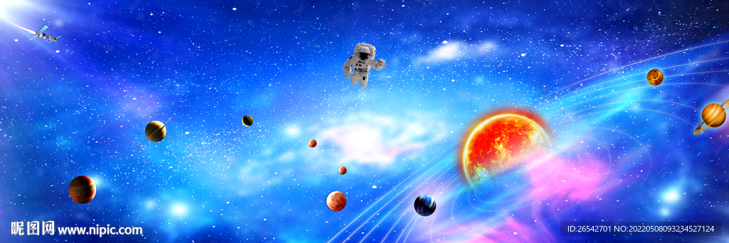 蓝色星空软膜天花