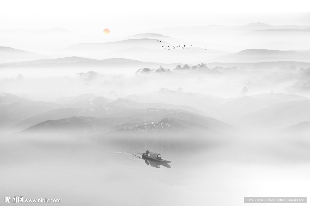 意境山水画