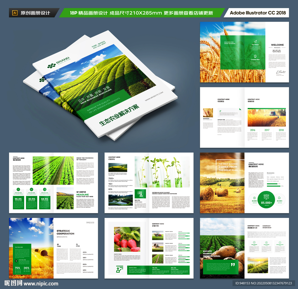 农业合作社宣传册