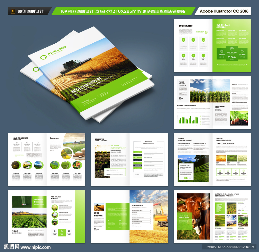 农业合作社宣传册