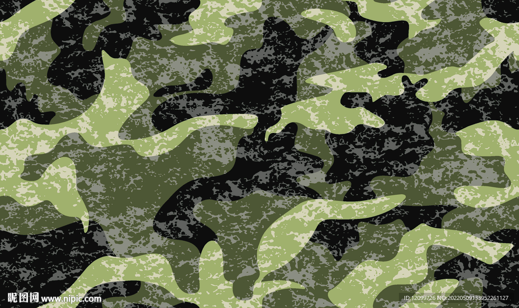 大牌泥点迷彩数码印花