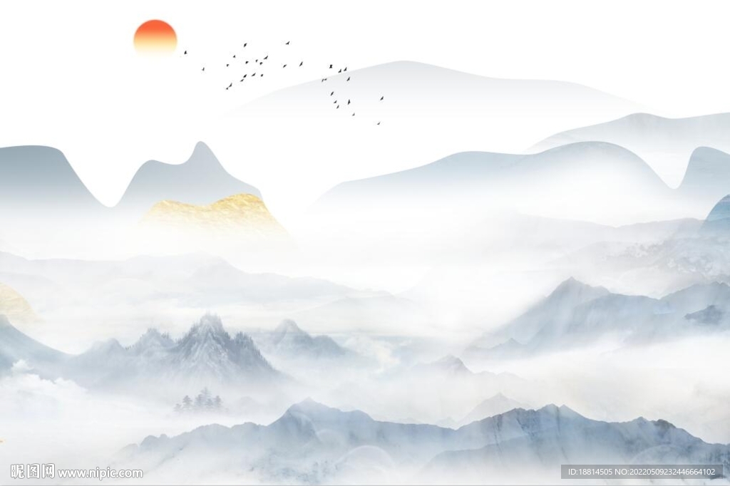 新中式背景墙