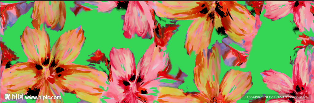 手绘花