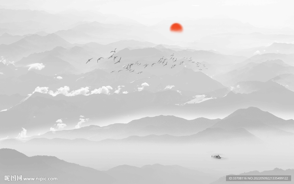 水墨画