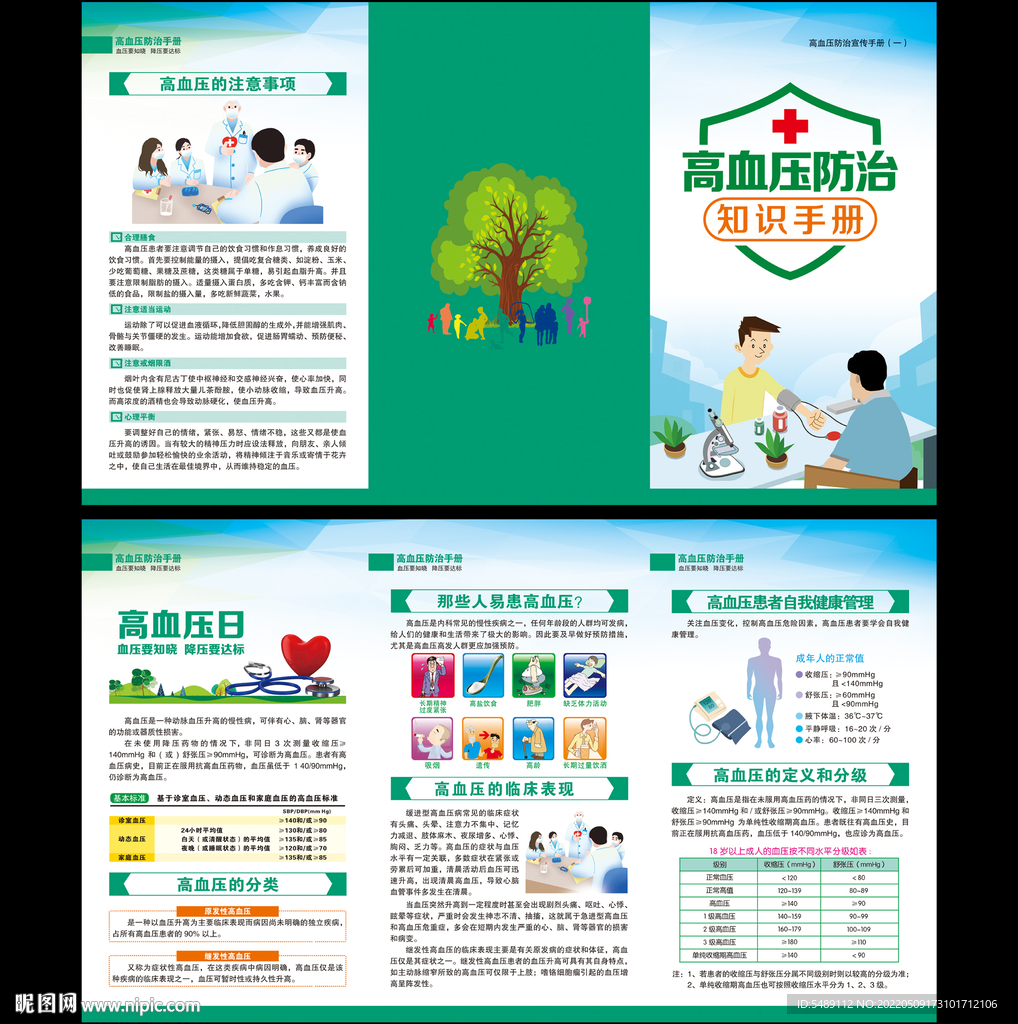 高血压日折页
