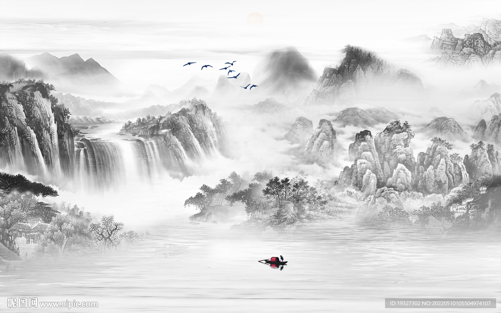 水墨风景画