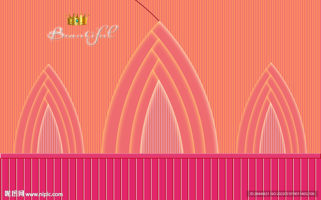 直播网红背景墙 