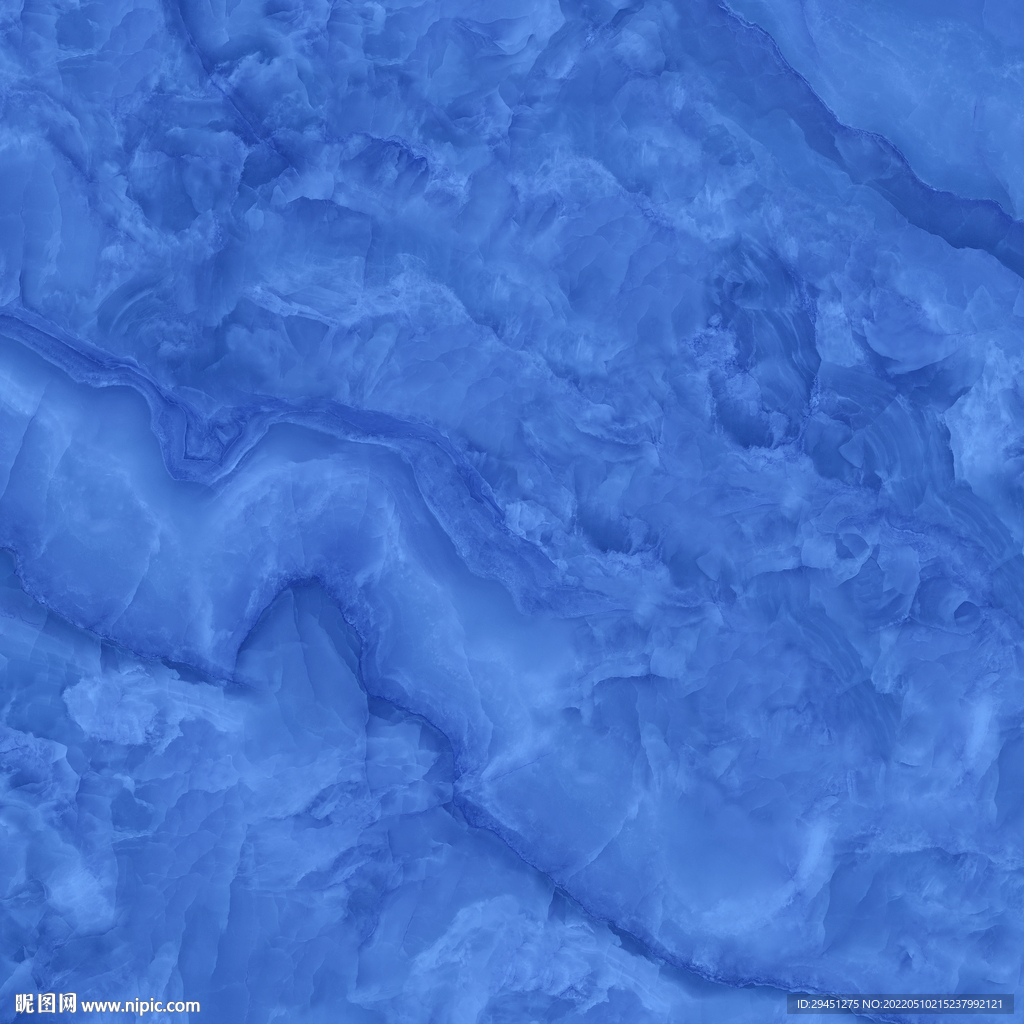 蓝色 高档大理石材 TIF合层