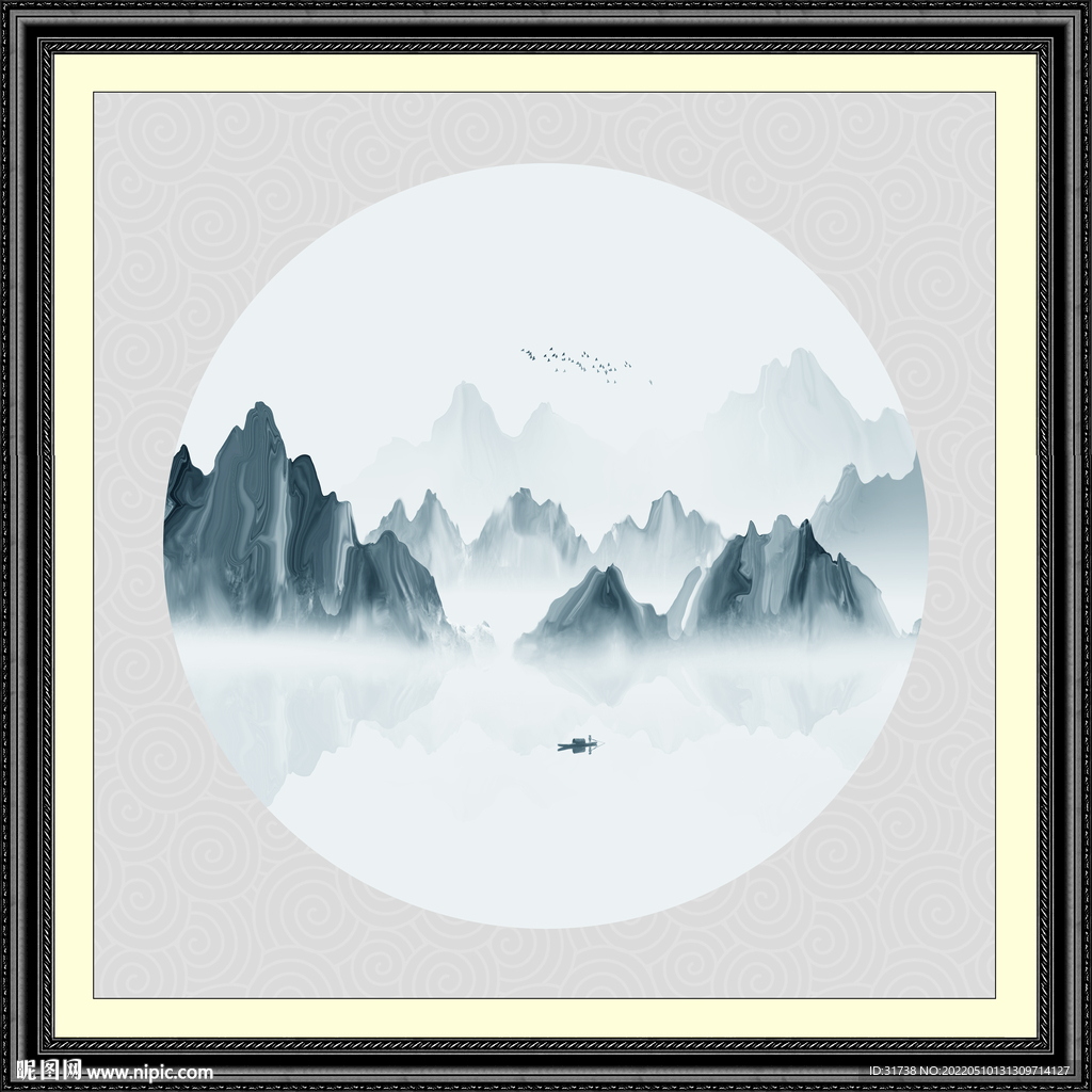 新中式山水画