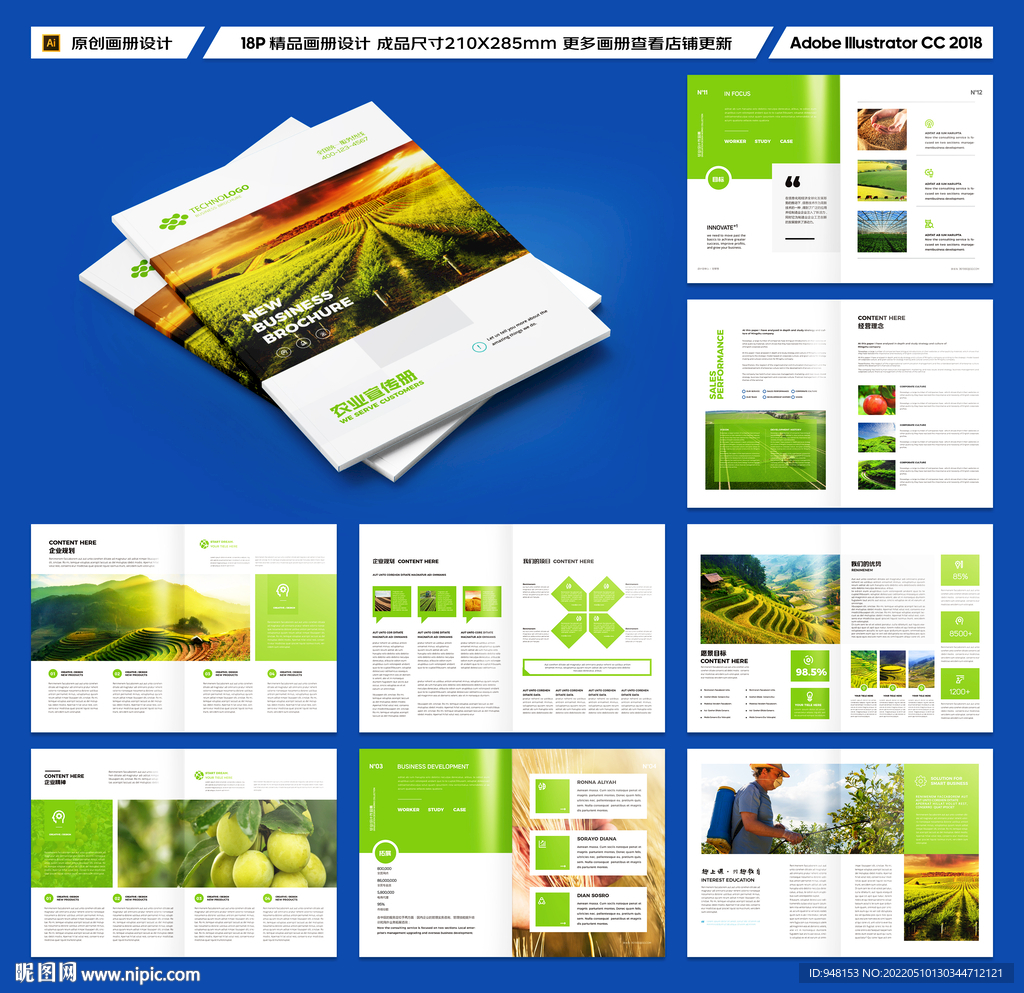 农业合作社宣传册