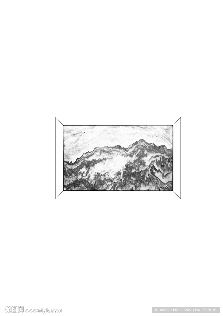 黄花黎夹头榫小画案