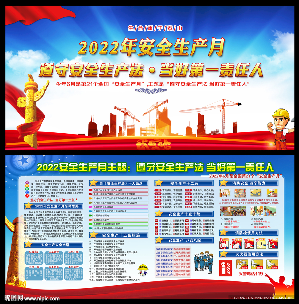 2022年安全生产月宣传栏