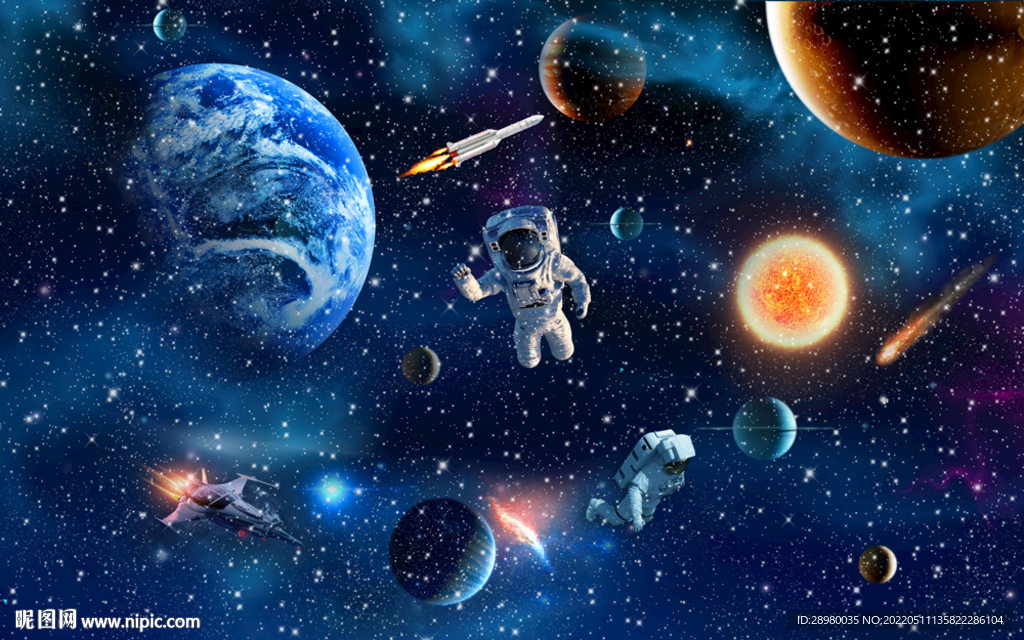 星空宇宙宇航员