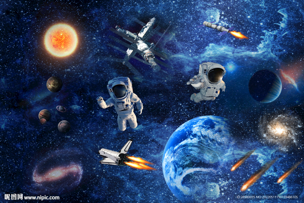 星空探险宇航员