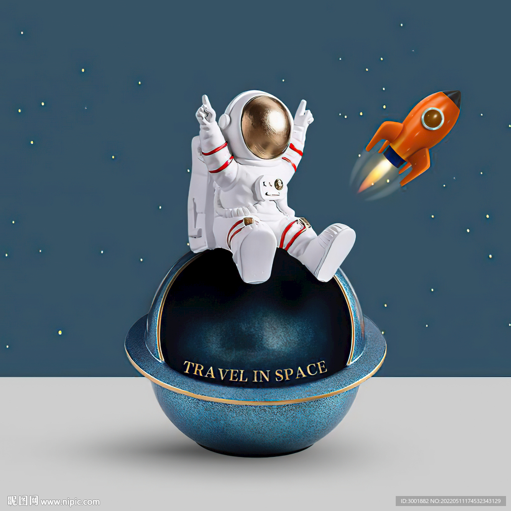 装饰画 火箭 宇航员