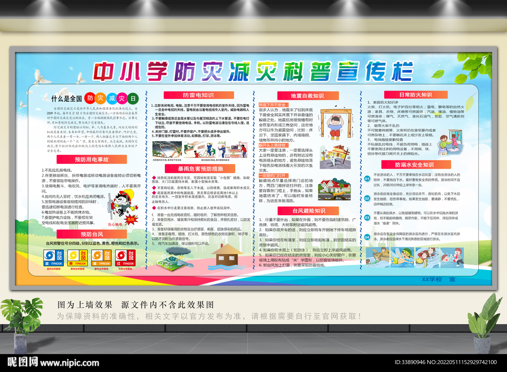 防灾减灾宣传栏