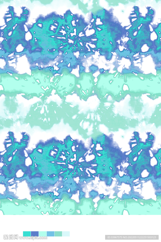 云纹 数码 印花 循环 效果