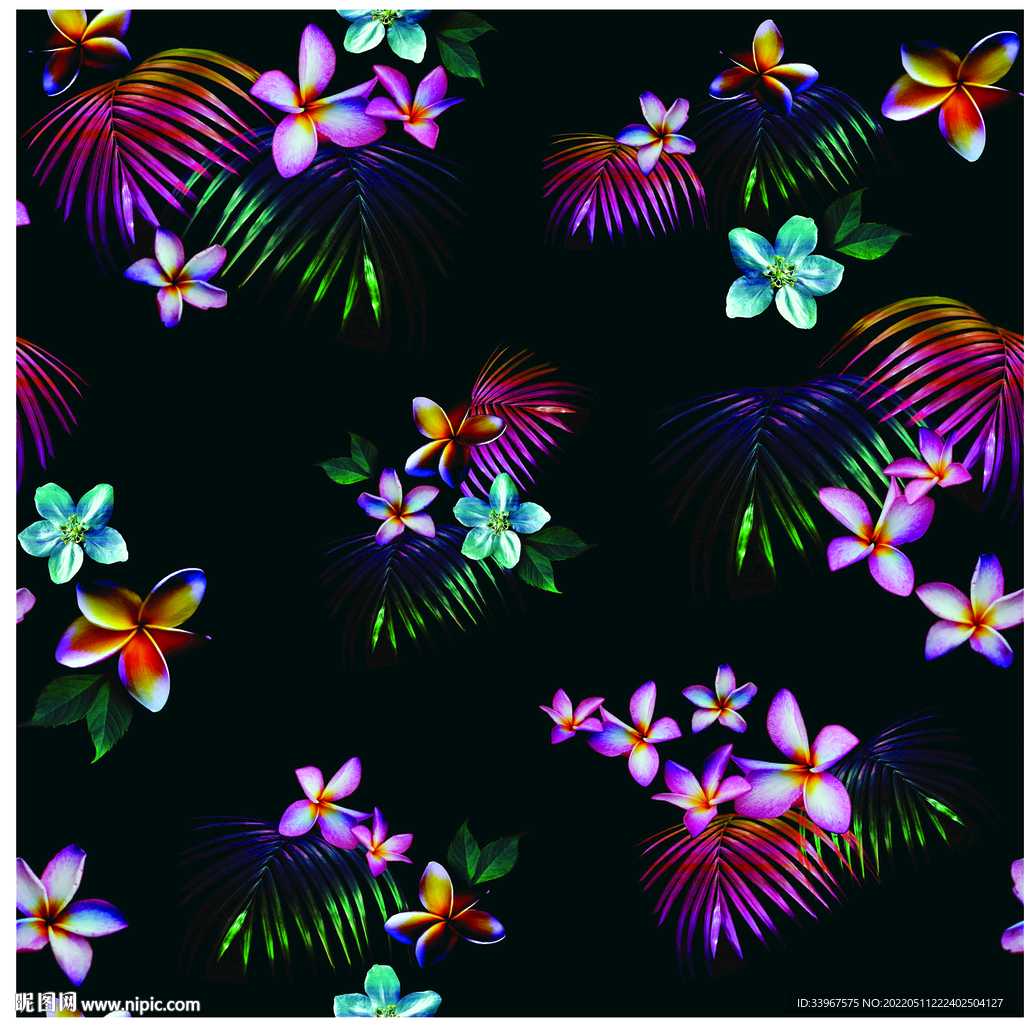  云纹 数码 印花 循环 效果