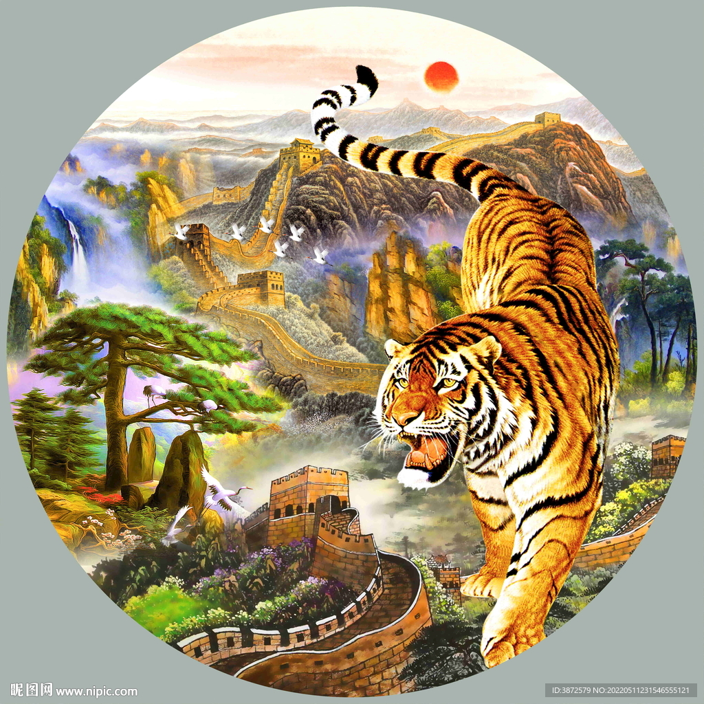国画老虎