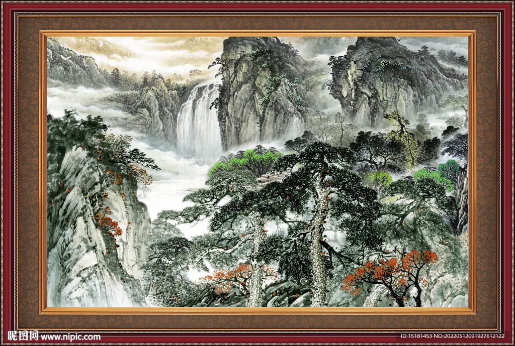 办公室山水画