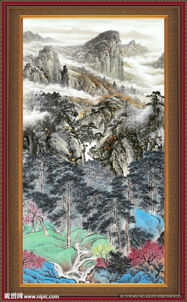 办公室山水画