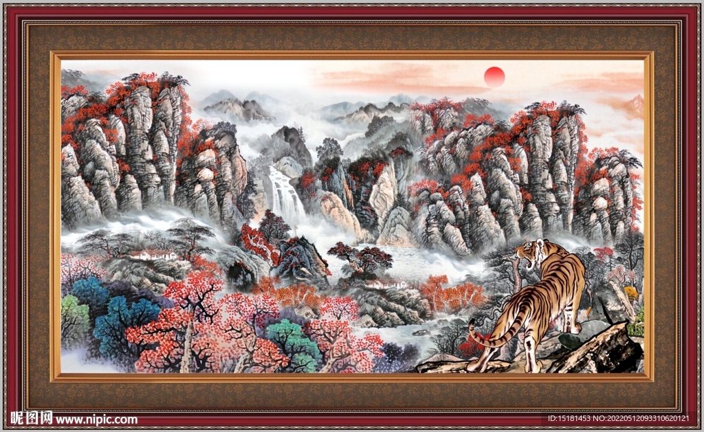 办公室山水画