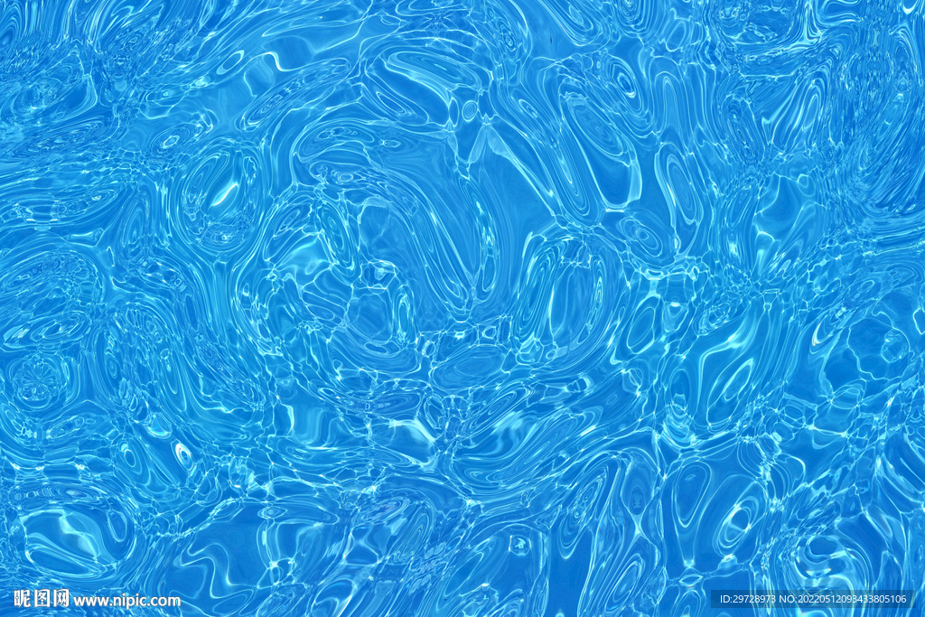 蓝色水波纹背景