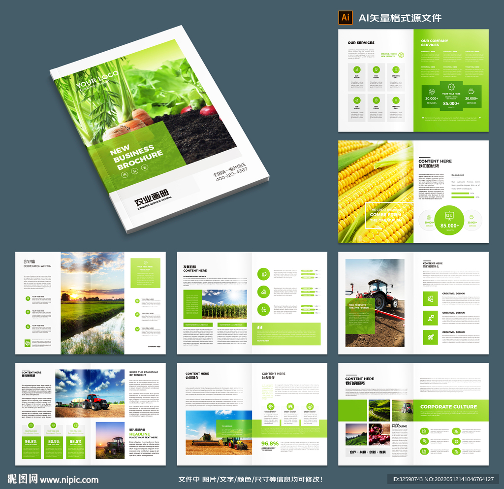 农业合作社宣传册