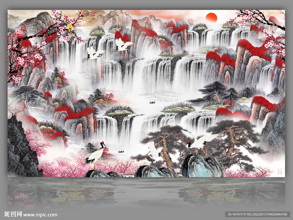 国画山水画