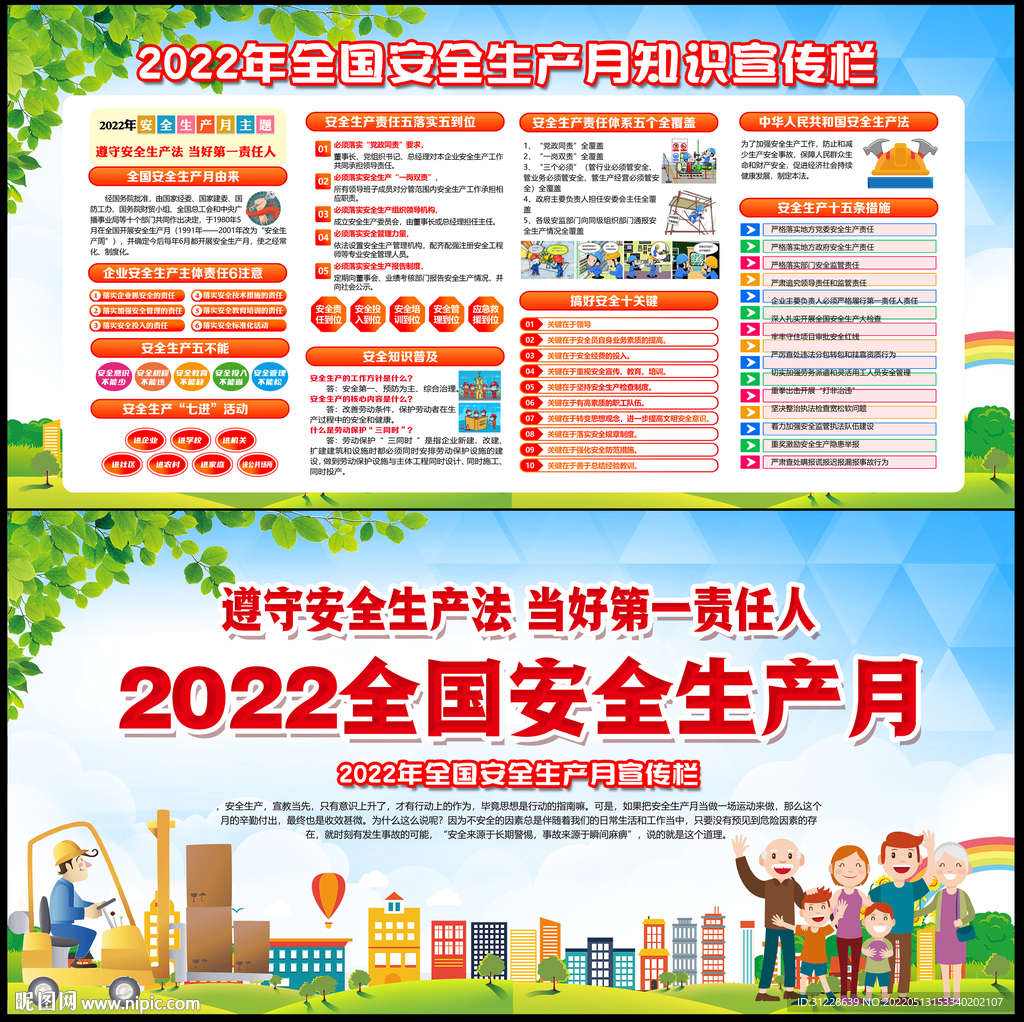 安全生产展板