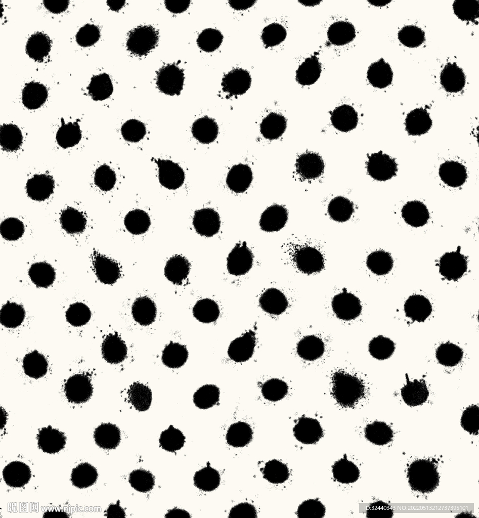 大牌  圆点   数码印花  