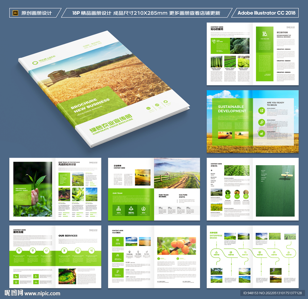 农业合作社宣传册