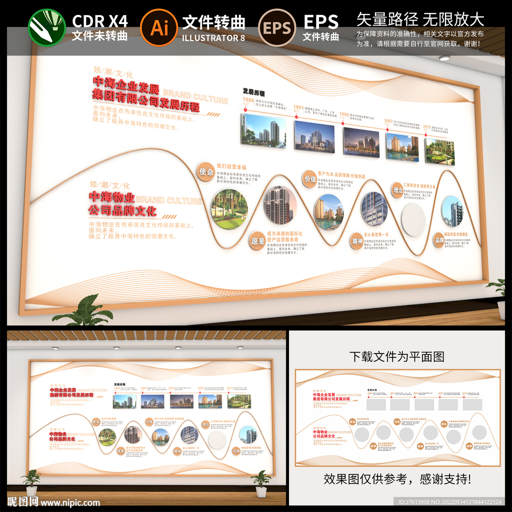 企业简介文化墙